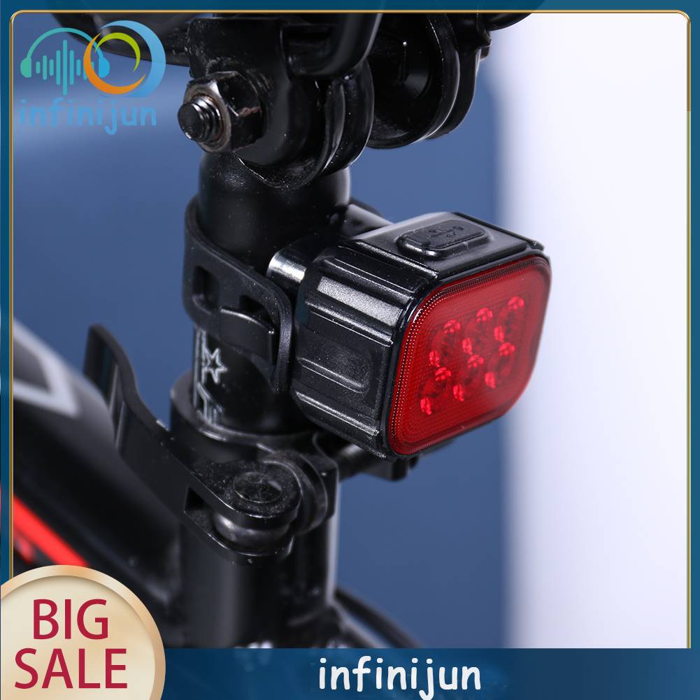 Bộ Đèn Pha LED Sạc USB Cho Xe Đạp