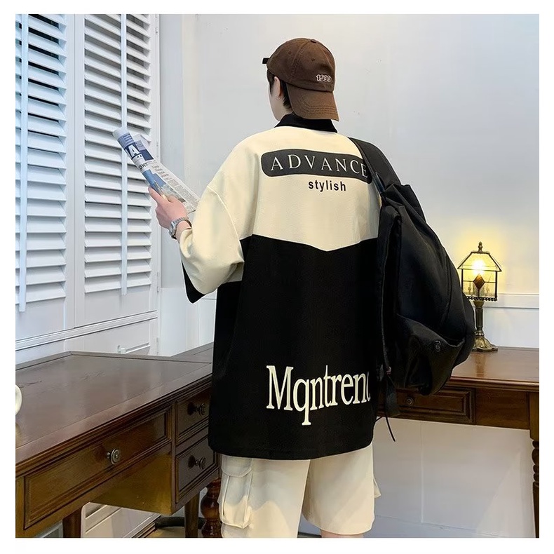 Áo Thun polo Ngắn Tay Phong Cách Đường Phố Thời Trang Mùa Hè Cho Nam