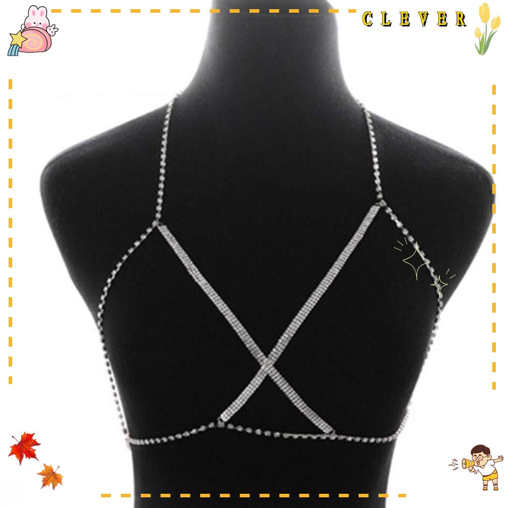 Vòng cổ Cơ Thể Đính Đá Hình Vương Miện Màu Vàng / Bạc Thời Trang Quyến Rũ Cho Nữ