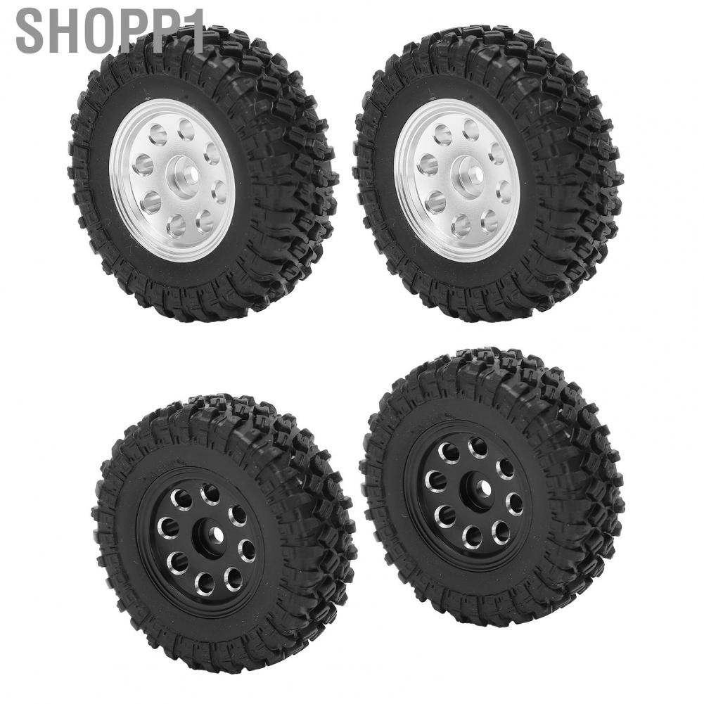 Shopp1 Beadlock Vehicle Wheel  Car Tires Simple Installation Lightweight Micro for SCX24 90081 1/24 Climbing Model