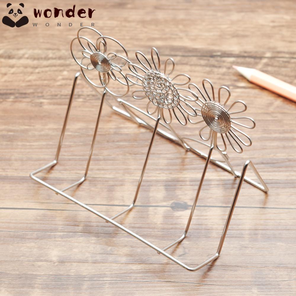 WONDER Giá Đỡ Thẻ Danh Thiếp Bằng Kim Loại Siêu Bền Tiện Dụng