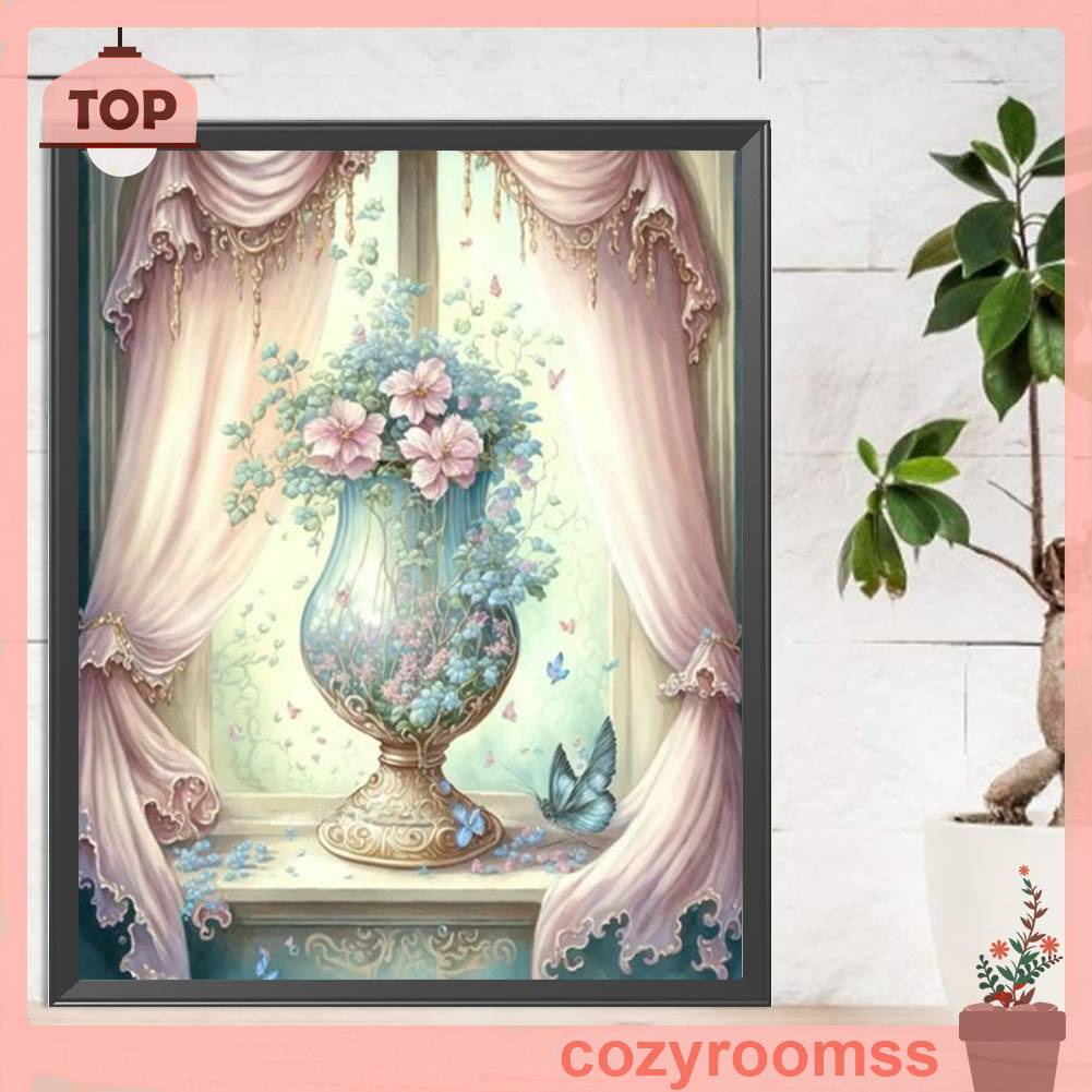 Bộ Tranh Đính Đá 5D Họa Tiết Vỏ Sò Độc Đáo DIY Dùng Trang Trí Nhà Cửa