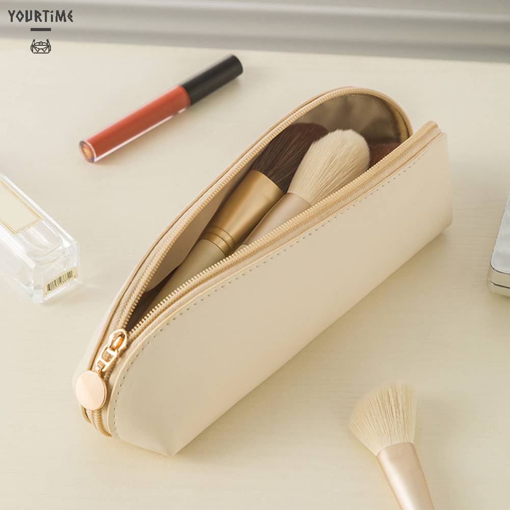 Set 2 Túi Da PU Đựng Đồ Trang Điểm Sức Chứa Lớn Tiện Lợi Dành Cho Nữ