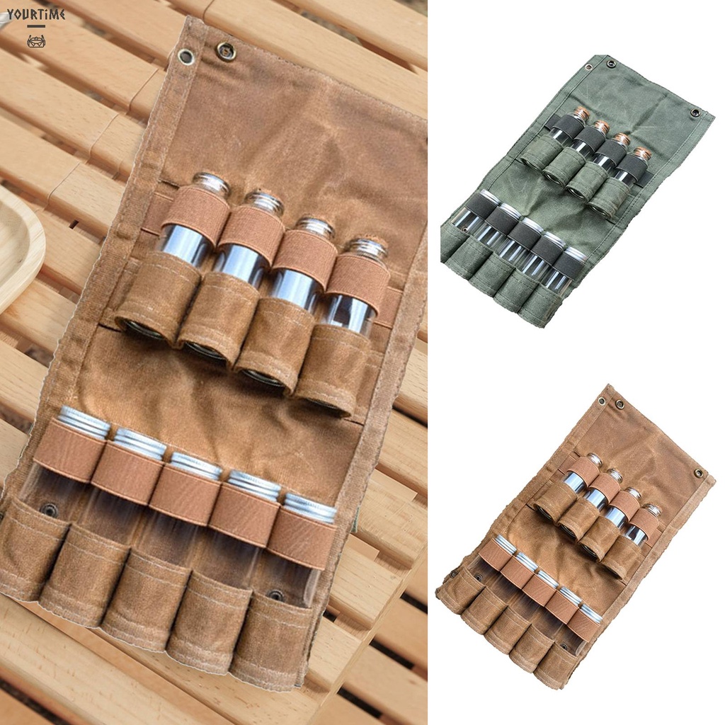 Túi Đựng Gia Vị 9 Ngăn Tiện Lợi Cho Nhà Bếp