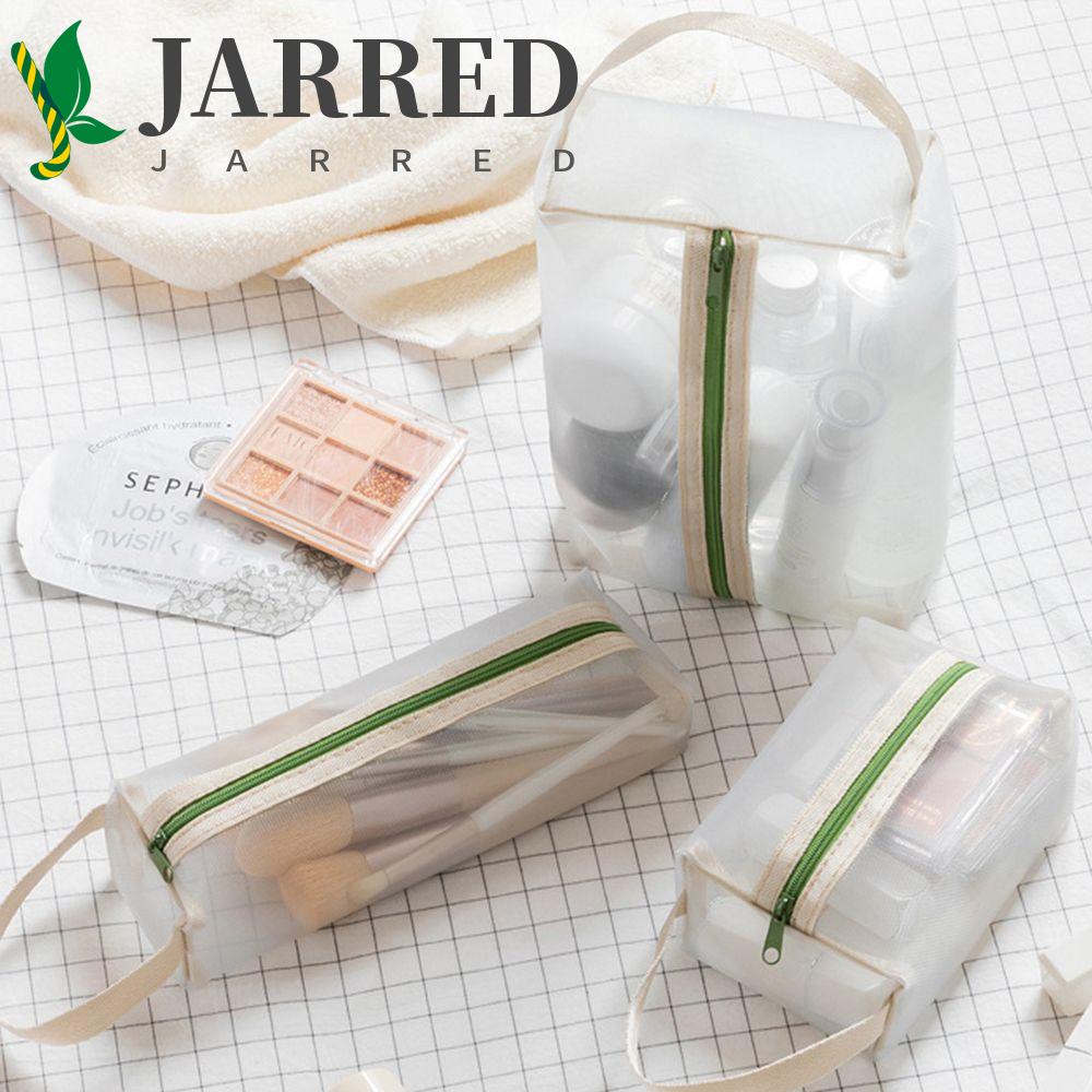 JARRED Túi Đựng Đồ Trang Điểm Có Khóa Kéo Có Thể Gấp Gọn Tiện Dụng