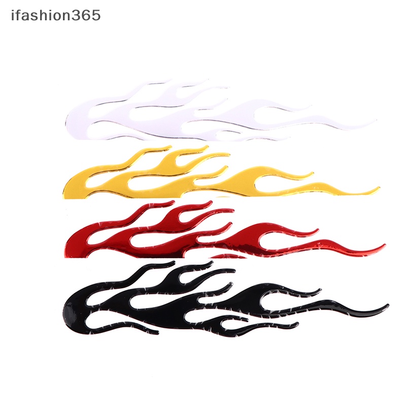 Decal Vinyl Phản Quang Họa Tiết Ngọn Lửa 3d 20 * 4CM Trang Trí Xe Hơi Xe Máy