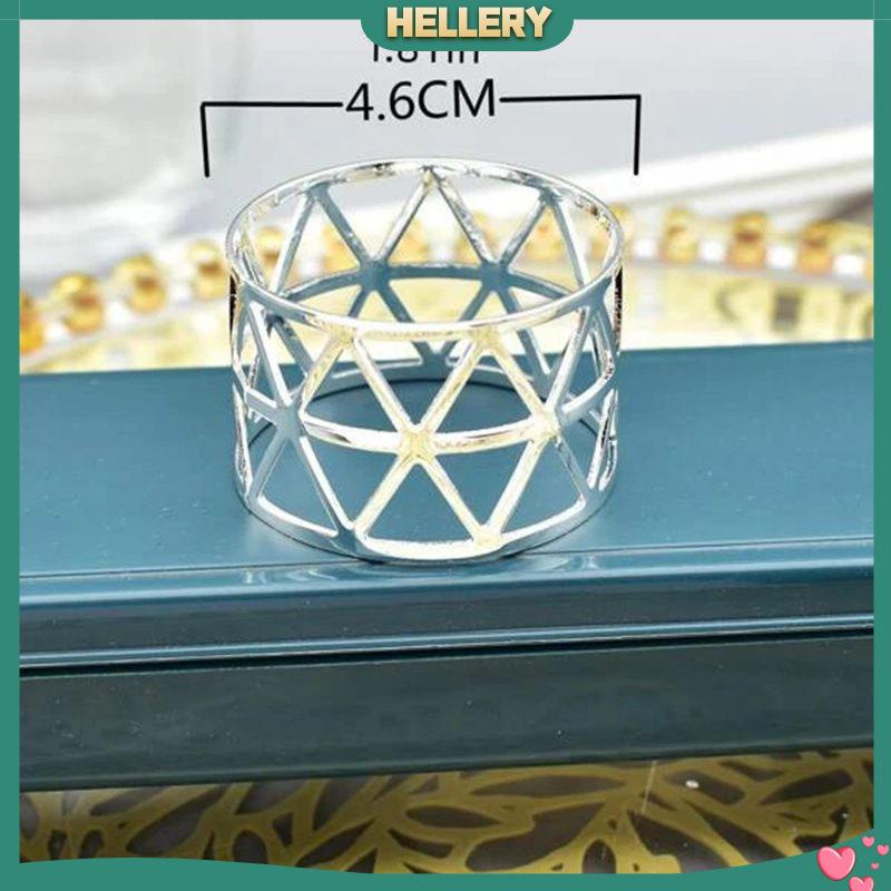 Bộ 6 Khóa Khăn Ăn Bằng Kim Loại Tiện Dụng Cho Gia Đình