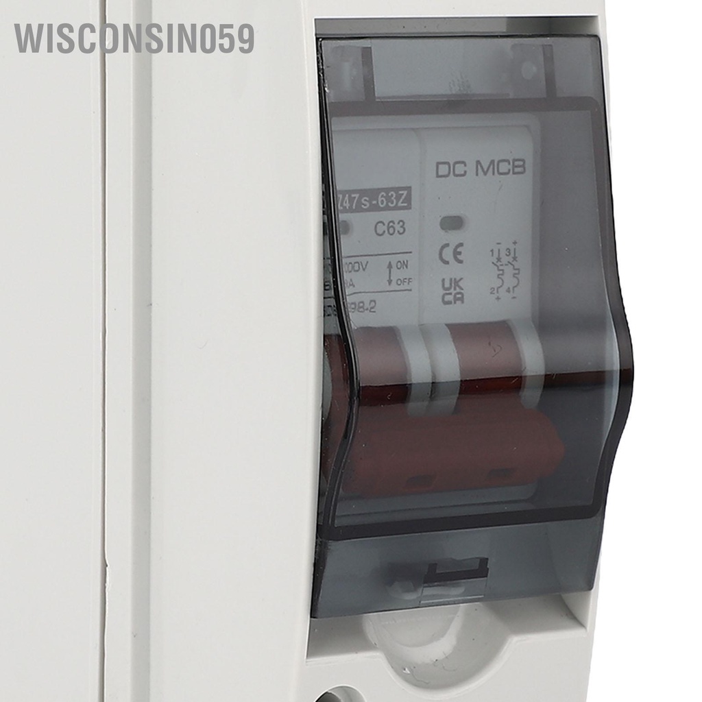 Wisconsin059 Bộ ngắt mạch thu nhỏ SG DC Công tắc kết nối 2P 63A 1000V IP65 Chống nước cho hệ thống PV năng lượng mặt trời