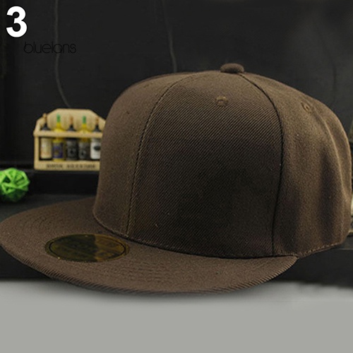 Mũ Lưỡi Trai Unisex Màu Trơn Phong Cách Hip Hop Thời Trang