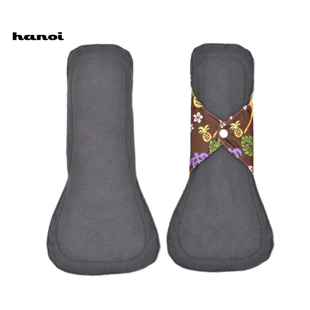 Set 5 Quần Lót Cỡ Lớn Họa Tiết Hoa Chống Rò Rỉ Có Thể Tái Sử Dụng