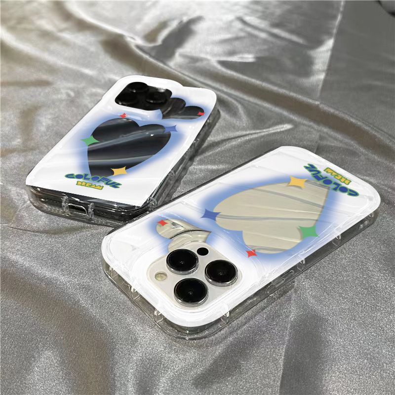 Ốp Điện Thoại Mềm Trong Suốt Họa Tiết Nhãn Dán Dễ Thương Cho iPhone14promax / sinsxr 1312 8711plus