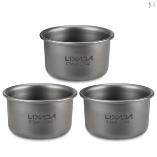 Cốc uống trà cà phê lixada 35ml bằng titan 8g