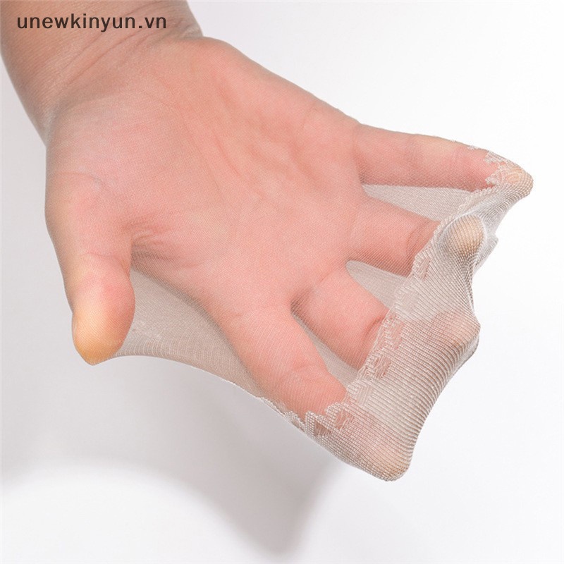 Set 5 Đôi Vớ Cotton Lụa Phối Nhung Chống Trượt Mát Xa Chân Thời Trang Cho Nữ