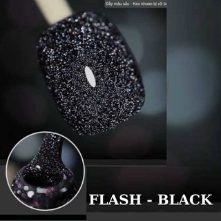 Sơn gel nhũ flash kim tuyến Milan siêu sáng Đỏ Đen
