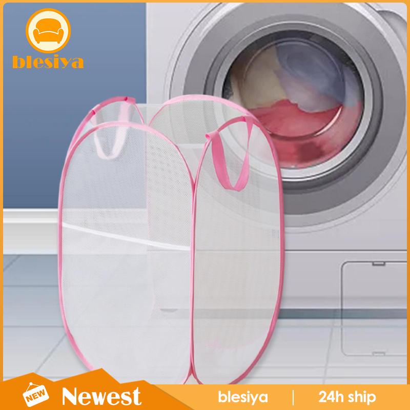 [Blesiya] Giỏ Lưới Đựng Đồ Giặt Có Thể Gấp Lại Dùng Cho Phòng Giặt / Cắm Trại / Nhà Ở