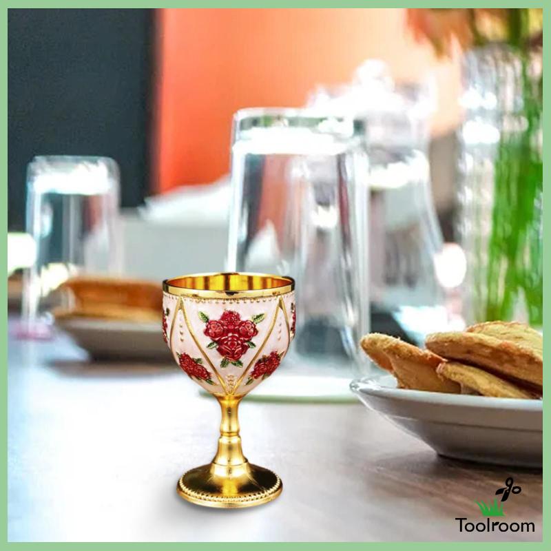 Cốc Hợp Kim Mini 30ml Phong Cách Vintage Châu Âu