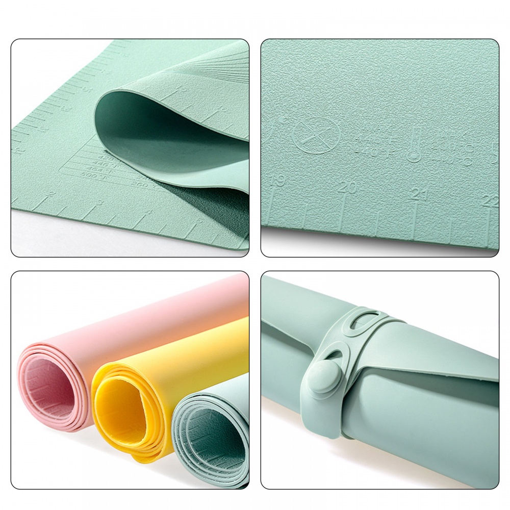 Thảm Nướng Bánh Chất Lượng Cao 400-40°Phụ Kiện Chuyển Đổi C Sang 2200 Chuyên Dụng Cho Xe Hơi 2200°C 60 * 40 * 0.13 Cm Bánh Pie Crust Màu Xanh Lá / Hồng Cho Chuẩn Bị