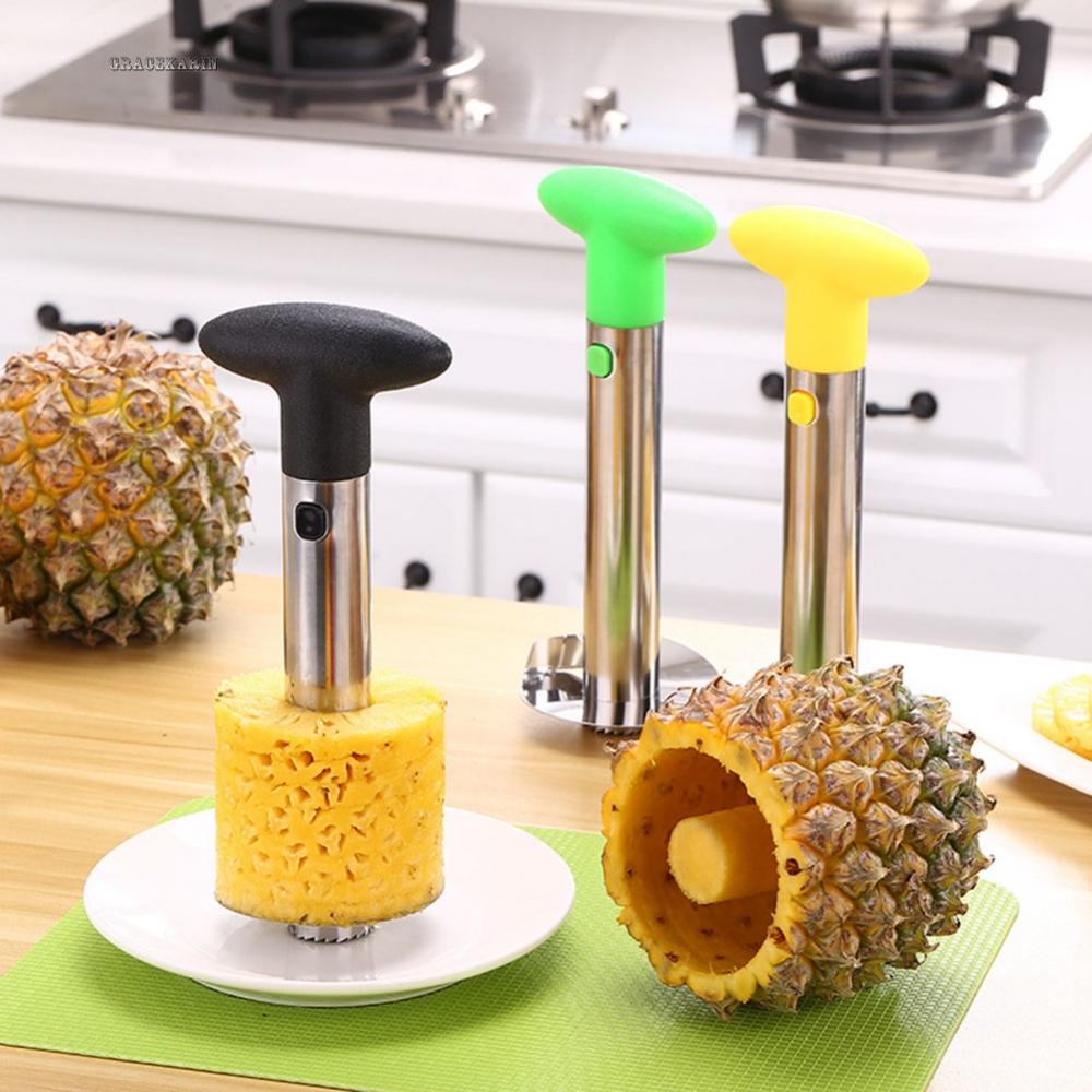 【GRCEKRIN】Pineapple Corer For Diced Fruit Rings Handheld Cylindrical Pineapple Cutter