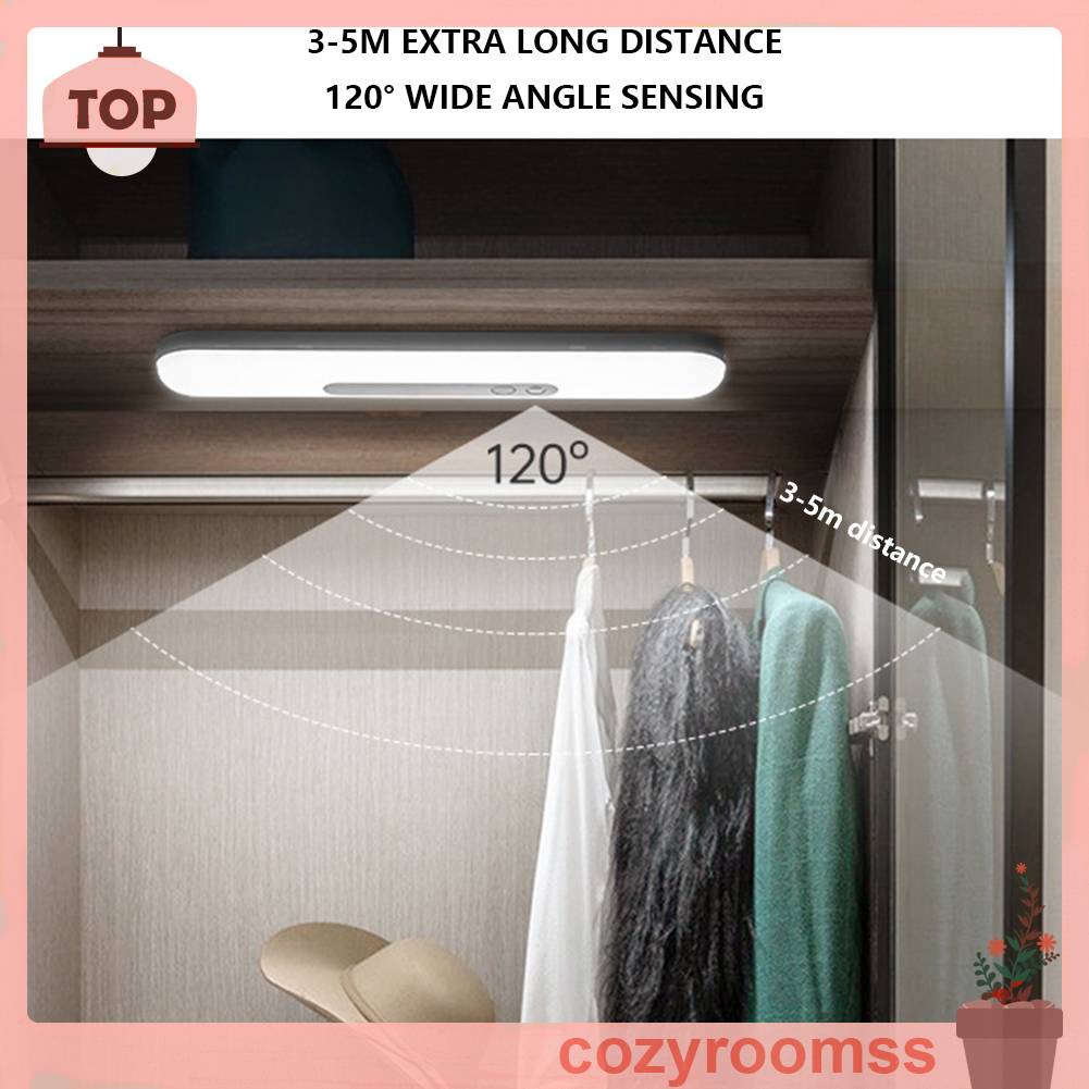 Thanh Đèn Led Cảm Biến Chuyển Động Dùng Pin Có Thể Sạc Lại Dùng Trong Nhà