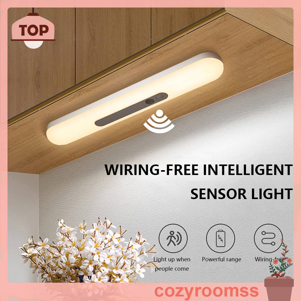 Thanh Đèn Led Cảm Biến Chuyển Động Dùng Pin Có Thể Sạc Lại Dùng Trong Nhà