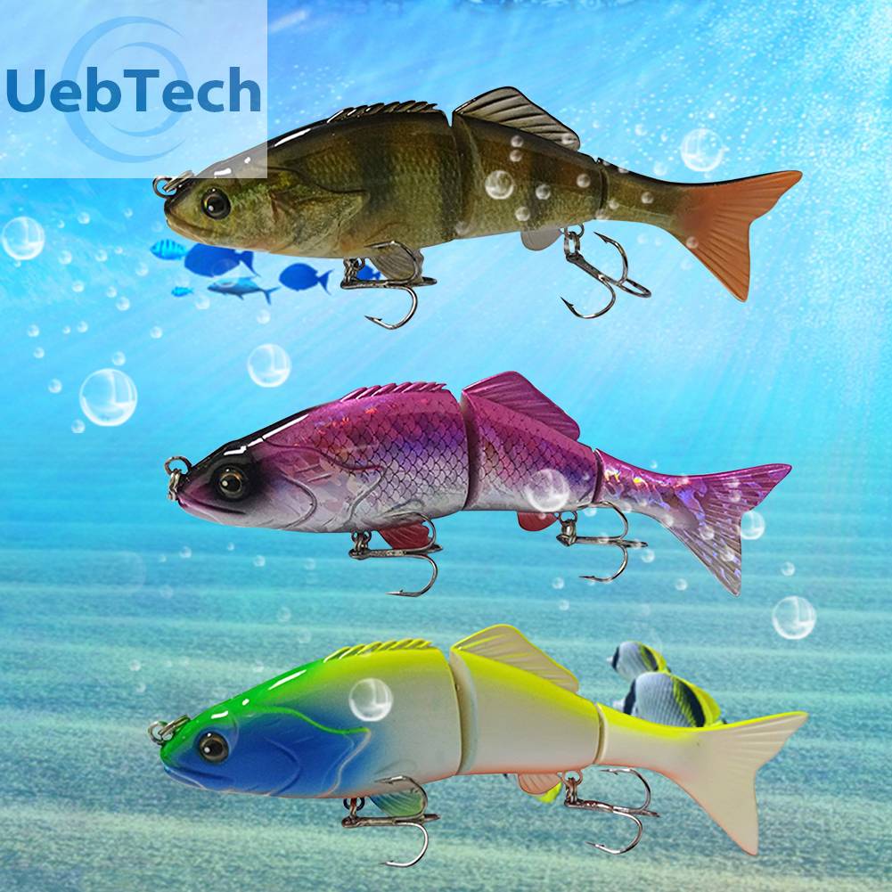 Mồi Câu Cá Giả Cứng 3 Đoạn 15cm 50g Nhiều Khớp Nối