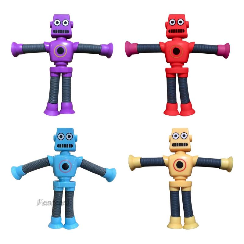 4 Ống Robot Đồ Chơi Giải Thưởng Cho Bé