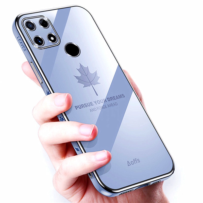 Ốp Lưng Redmi 10C Mềm Chống Sốc Họa Tiết Lá Phong Cho Ốp Điện Thoại Redmi 10C