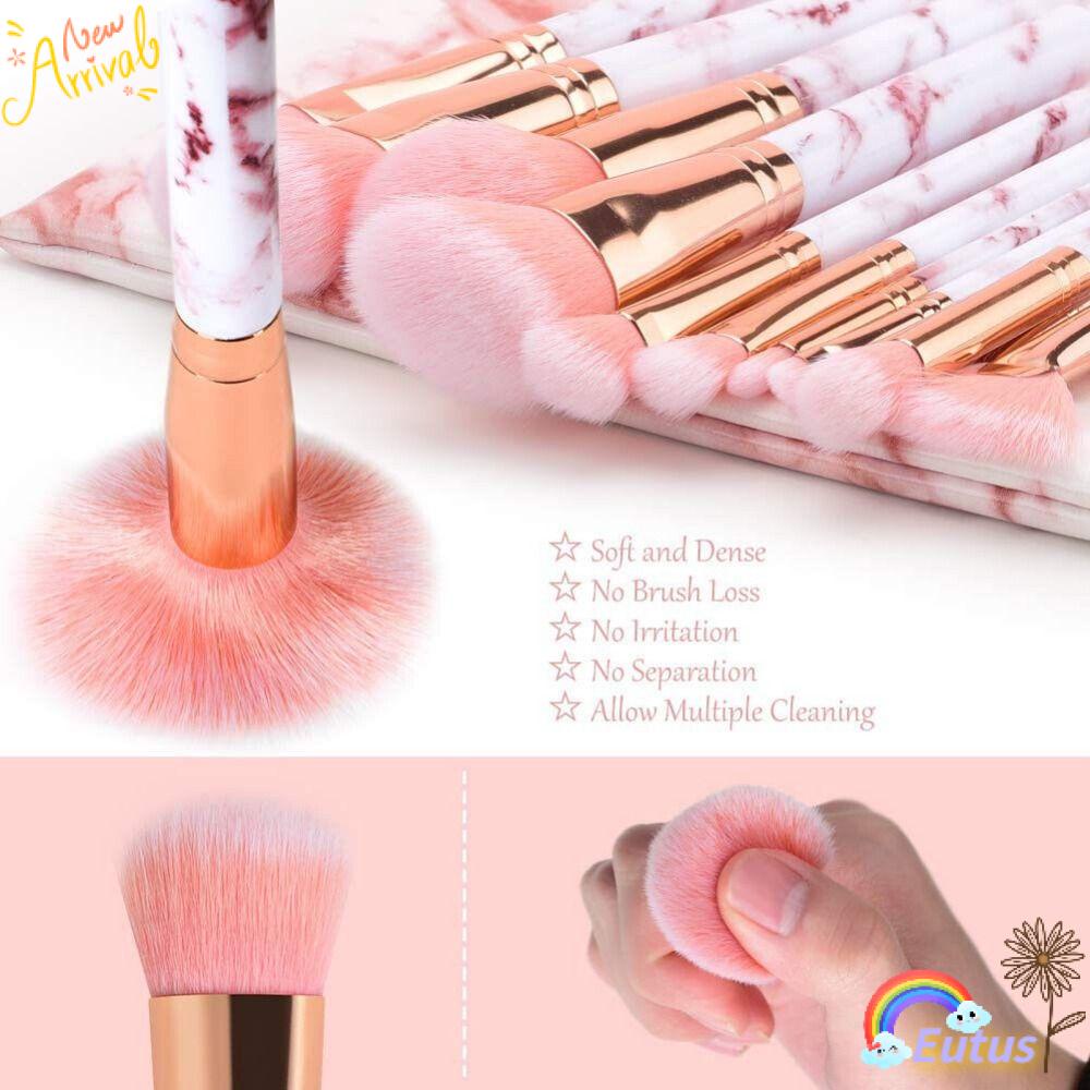 Cọ Trang Điểm Nền / Má Hồng / Tạo Khối Tay Cầm Họa Tiết Đá Hoa Cương Làm Đẹp Cho Nữ