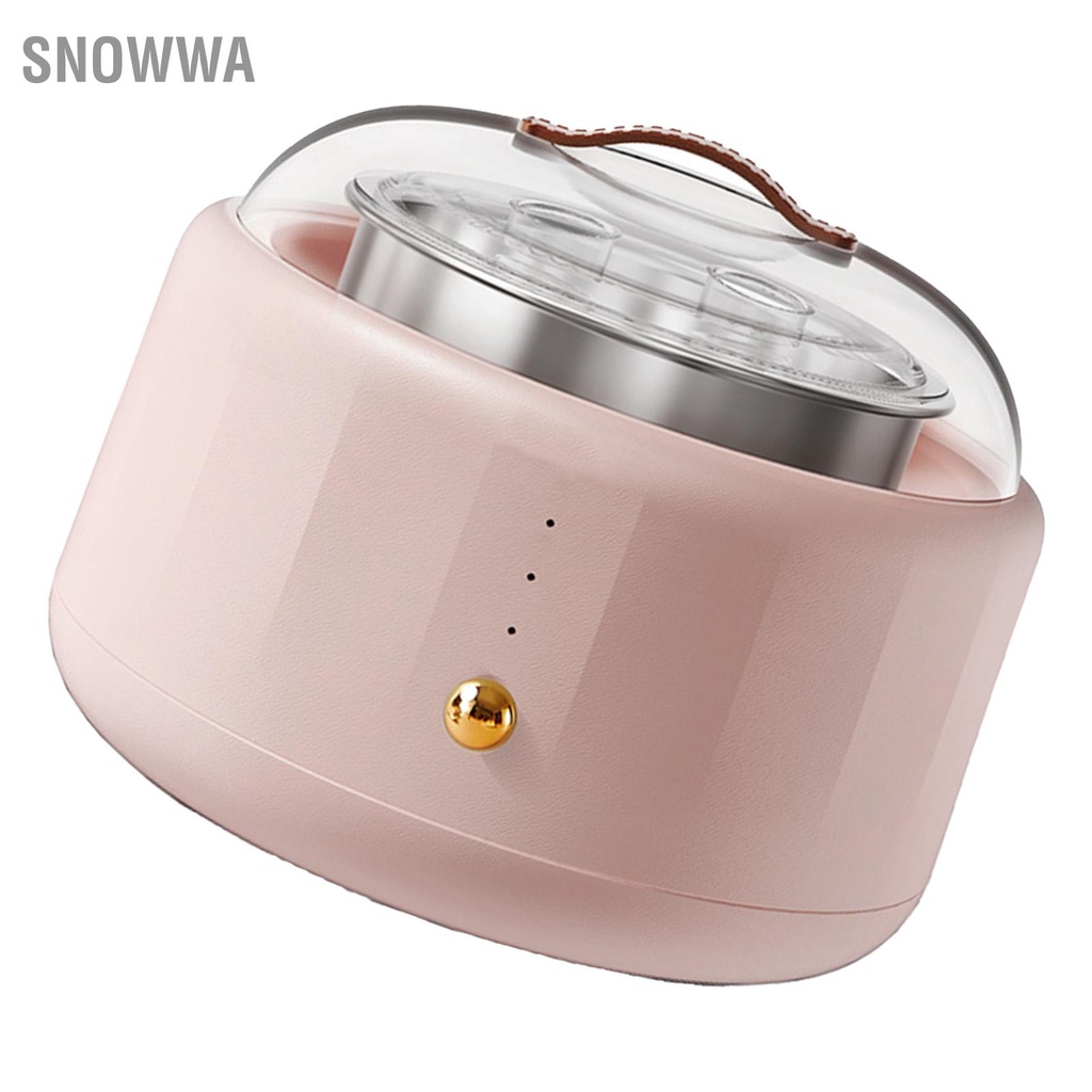 Snowwa Máy Làm Sữa Chua Hoàn Toàn Tự Động Hy Lạp Với Lớp Lót Inox Nồi Dùng Cho Gia Đình CN Cắm 220V