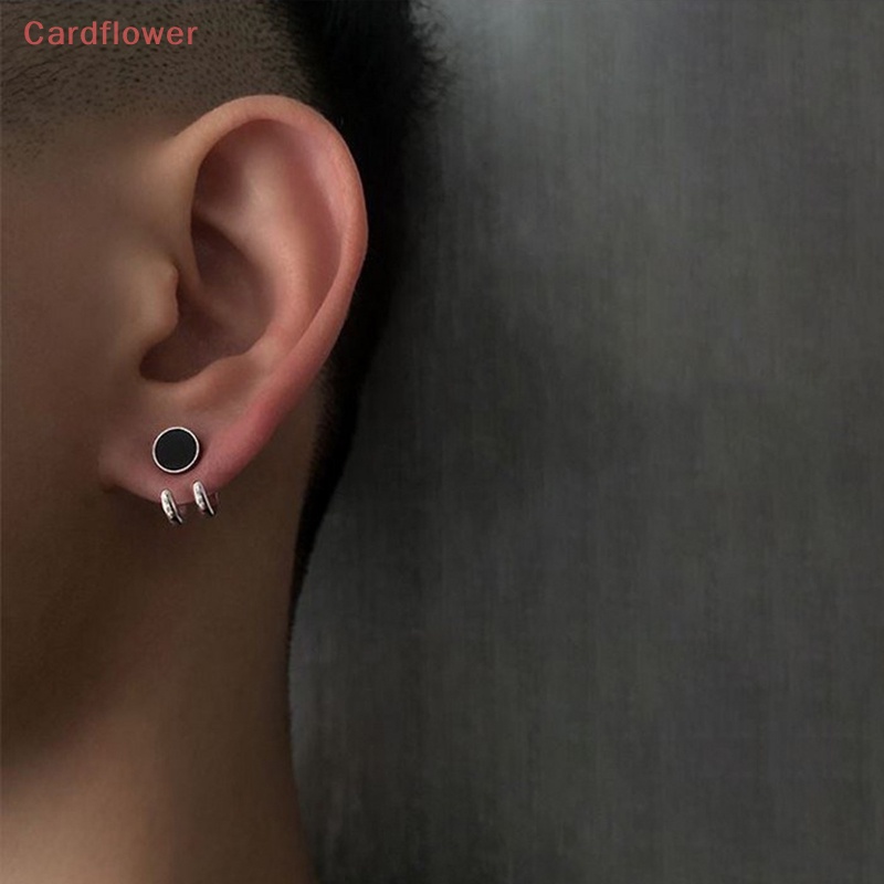 Bông Tai Hình Bàn Chân Màu Đen Phong Cách Hip hop Thời Trang Cho Cặp Đôi