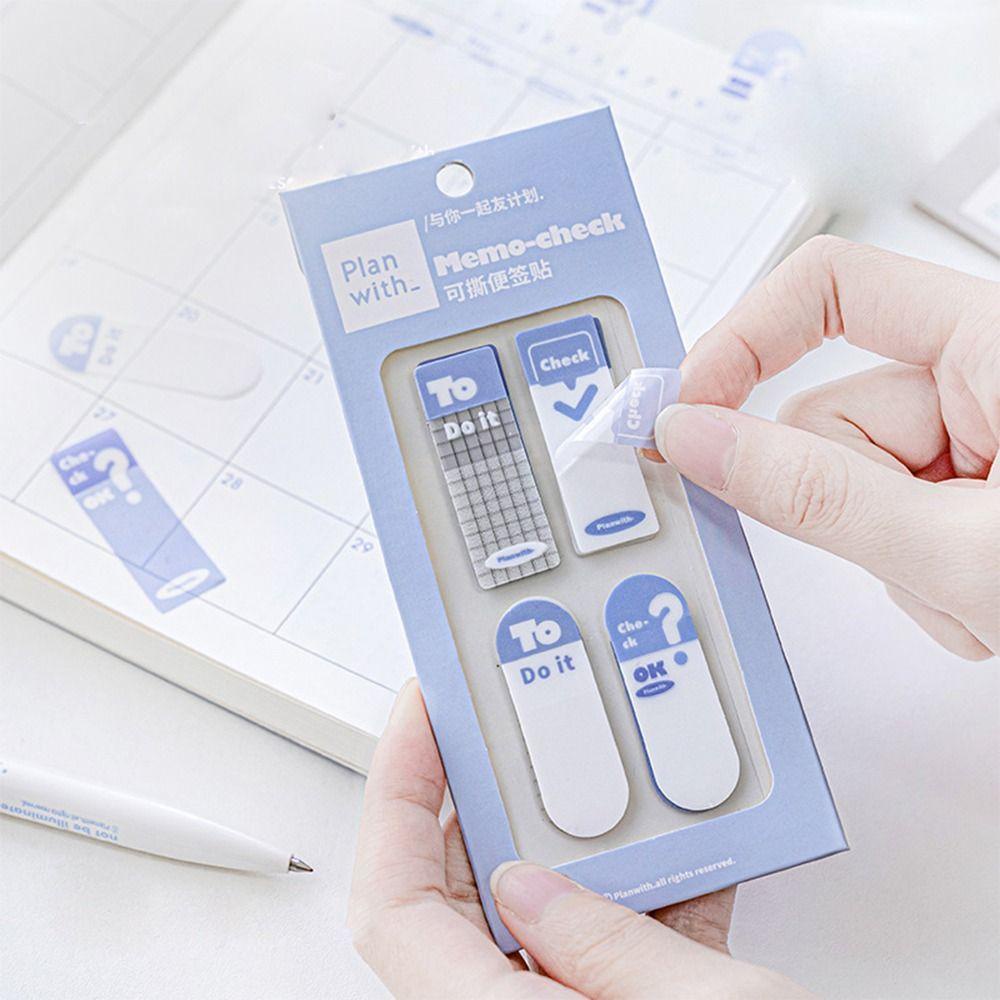 AVALENTINE Set 120 Tờ Giấy Dán Ghi Chú Tự Làm Tiện Dụng Cho Học Sinh