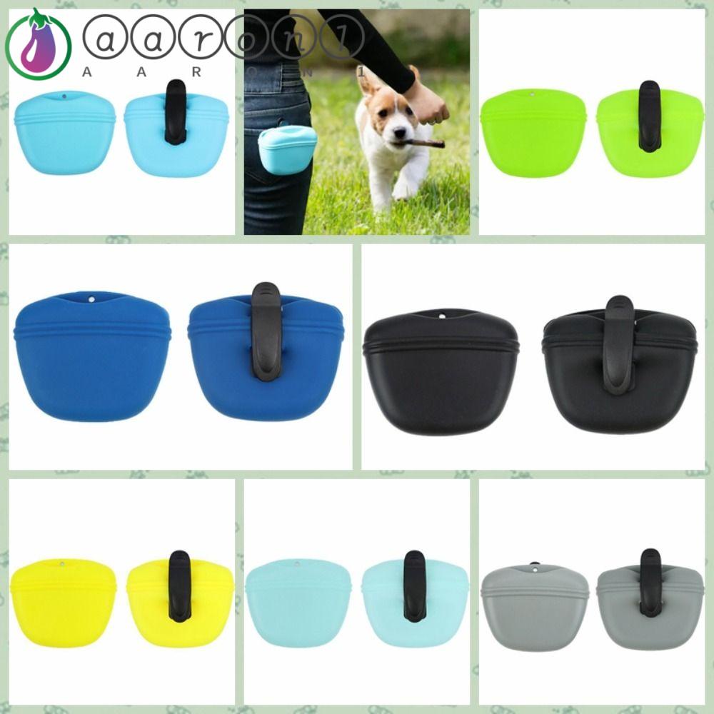 Aaron1 Túi Đựng Đồ Dùng Huấn Luyện Cún Cưng Bằng Silicone Tiện Dụng