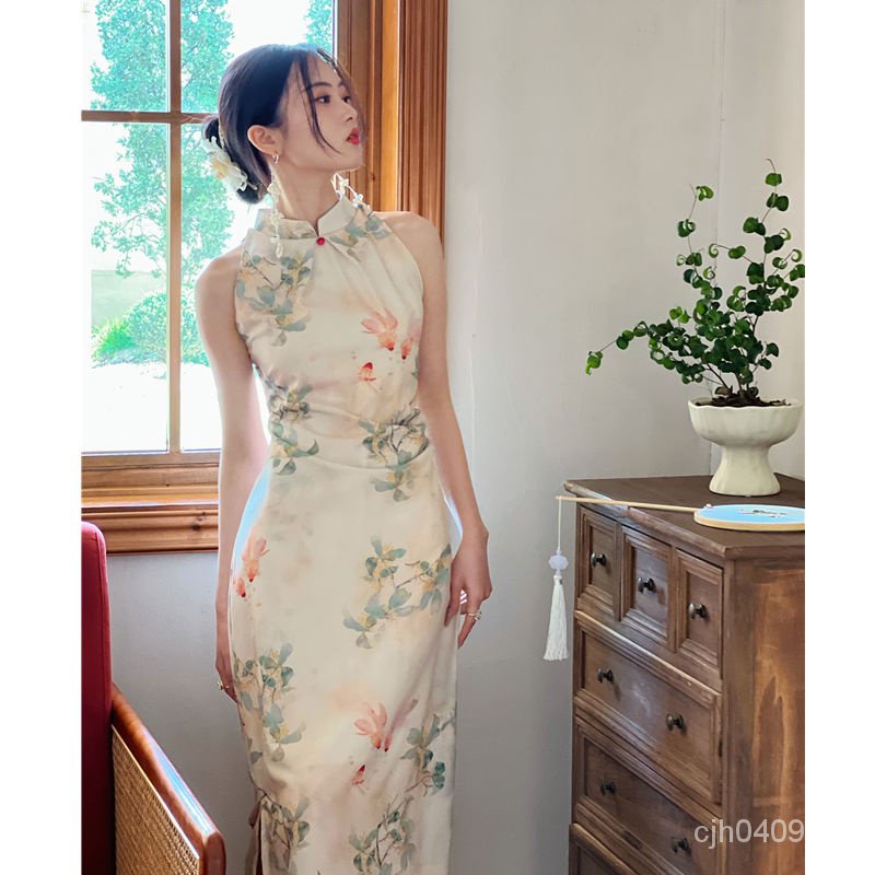 Đầm Sườn Xám Cách Tân Thiết Kế Mới Thời Trang Theo Phong Cách Trung Hoa