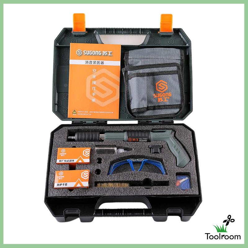 Máy Đóng Đinh Mini Yên Tĩnh Lắp Đặt Cửa Sổ Bằng Kim Loại