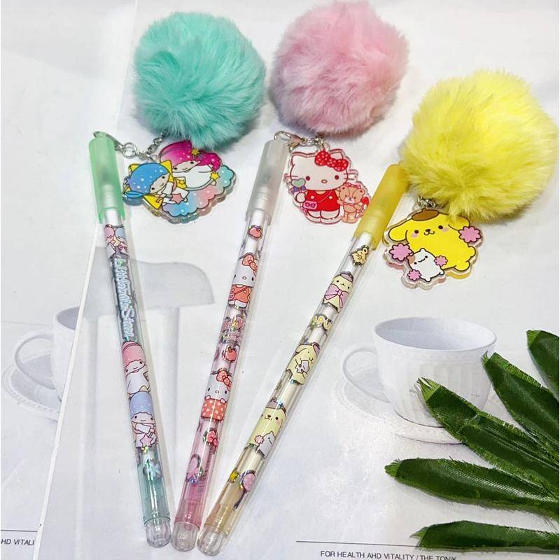 SANRIO Set 6 Bút Bi Hình Ngôi Sao Nhỏ Dễ Thương Mymelody Kuromi Cinnamoroll
