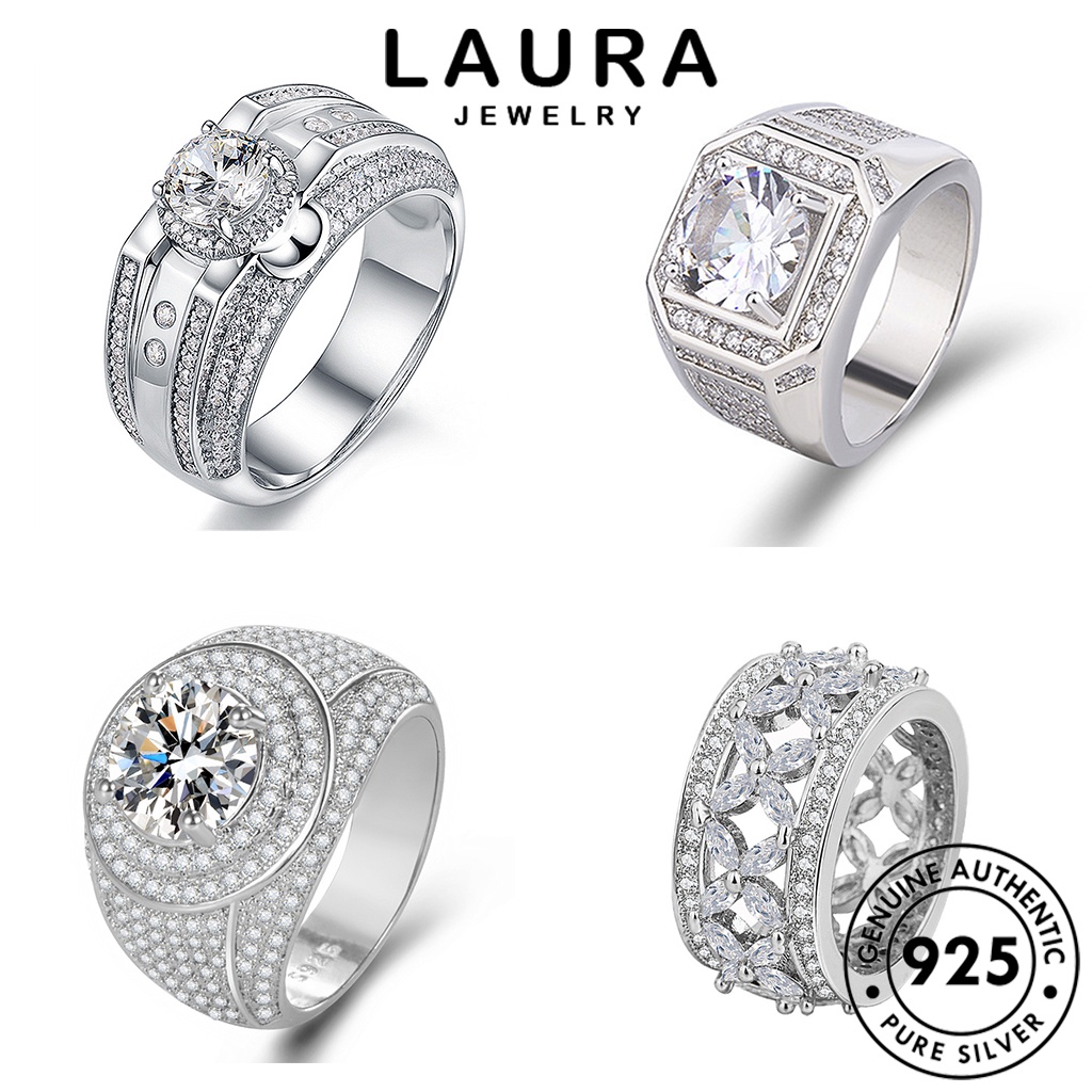 Nhẫn Mạ Bạc 925 Đính Đá Moissanite M079