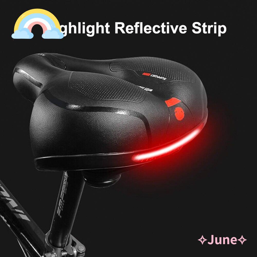 JUNE Yên Xe Đạp Bằng Da Dày Dặn Thoáng Khí Chất Lượng Cao