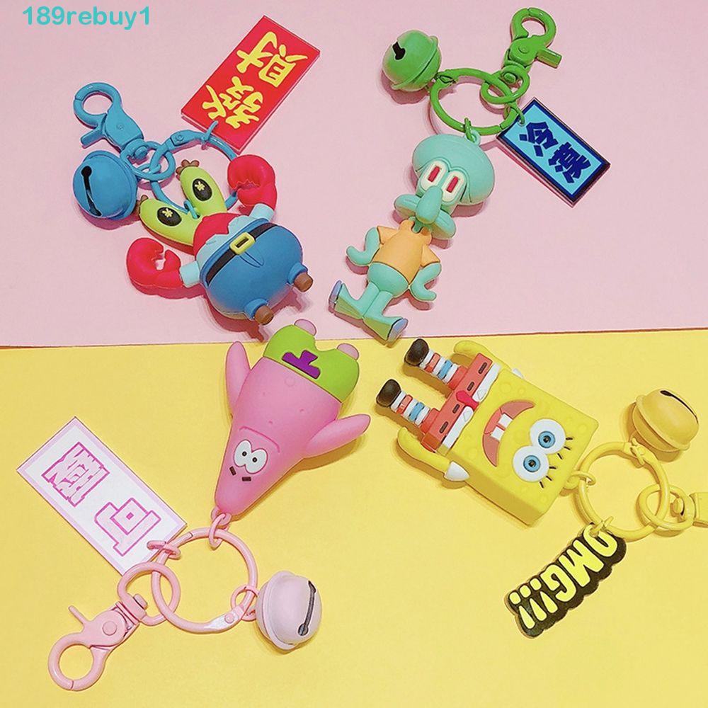 REBUY1 Móc Khóa Hình Búp Bê Patrick Ngộ Nghĩnh