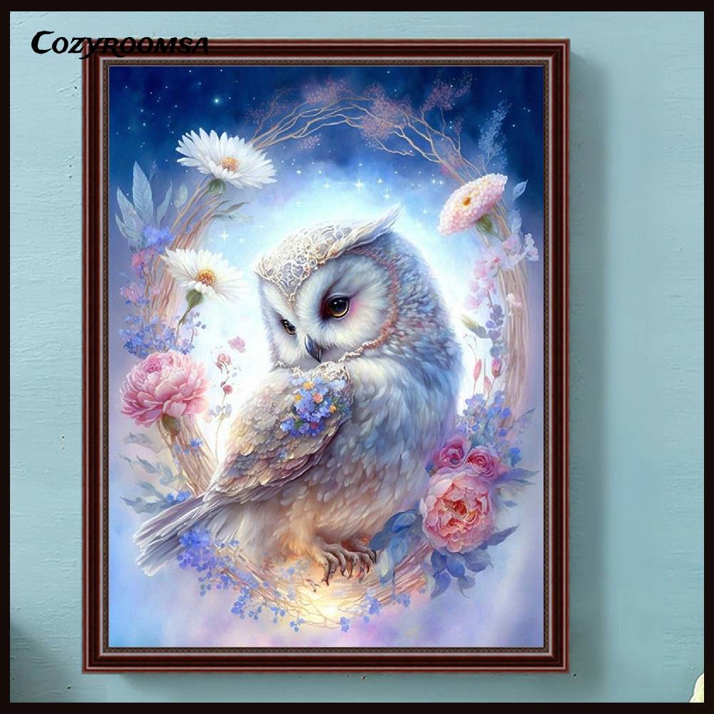 Bộ Tranh Đính Đá 5D Họa Tiết Hoạt Hình Dễ Thương Độc Đáo DIY Dùng Trang Trí