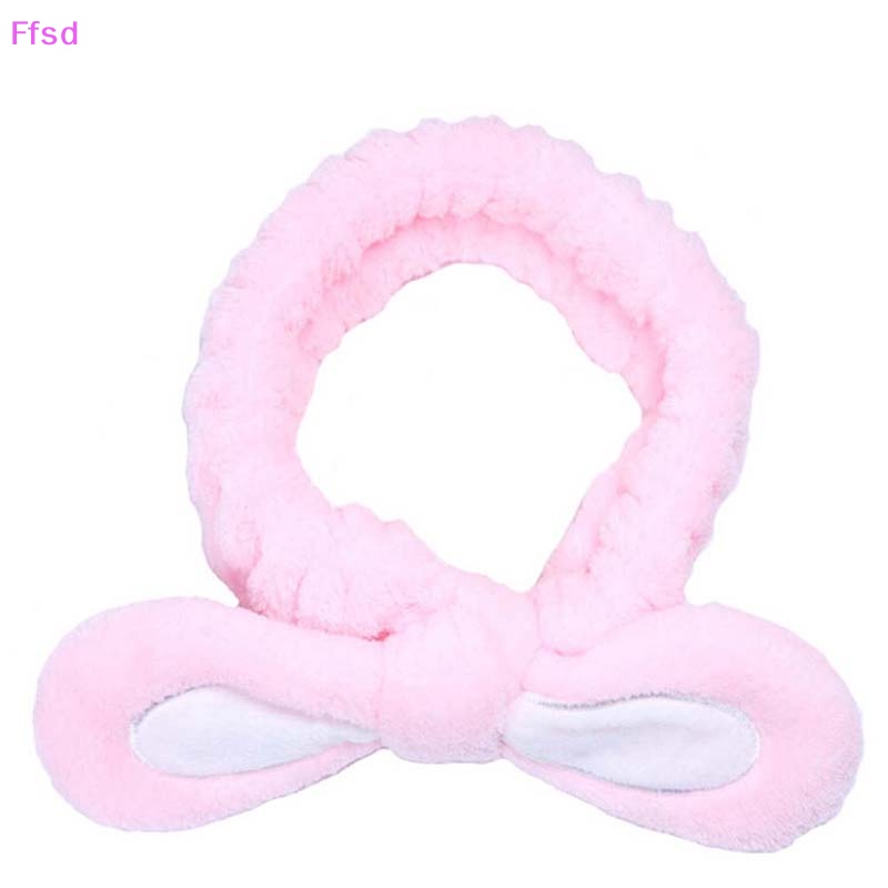 {Ffsd} Băng Đô Rửa Mặt / Tắm / Trang Điểm Tai Thỏ Dễ Thương * Bán Chạy