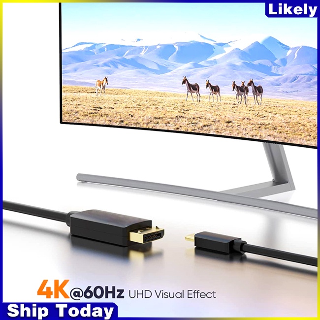 Dây Cáp Chuyển Đổi Usb Type C Sang Cổng 4k 60hz Usb C Dài 1.8M Chuyên Dụng Cho Laptop / Điện Thoại / Máy Chiếu