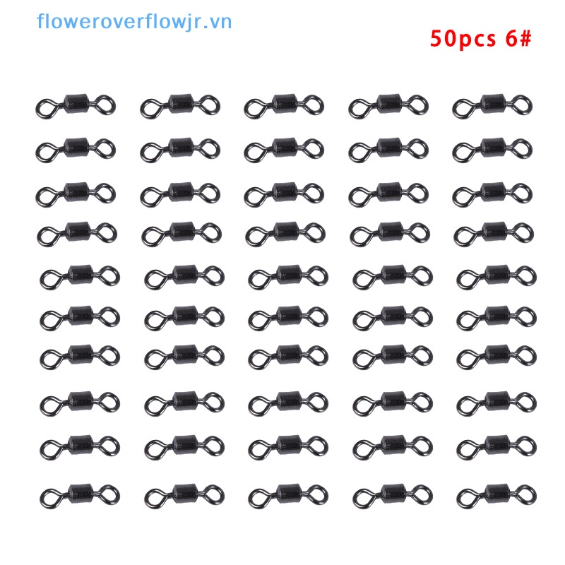 50 / 100 Móc Nối Bằng Thép Không Gỉ Cho Cần Câu Cá