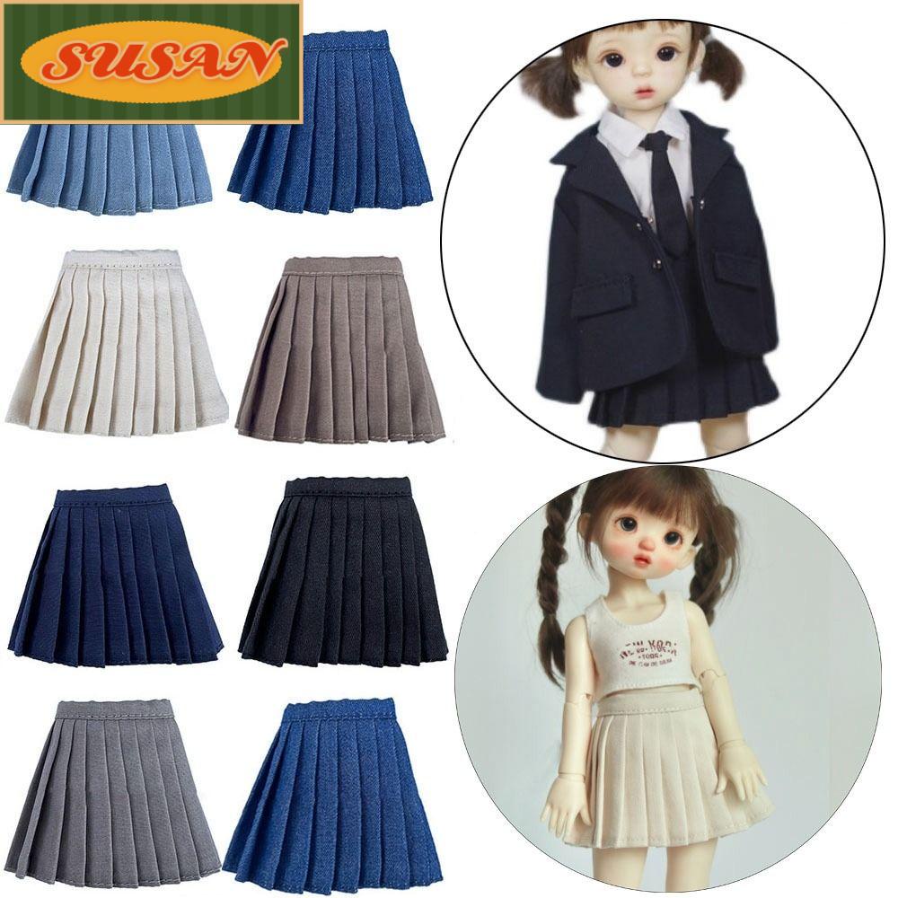 SUSANS Đầm Jean Xanh Mini Cho Búp Bê obitsu24 1 / 11 1 / 12