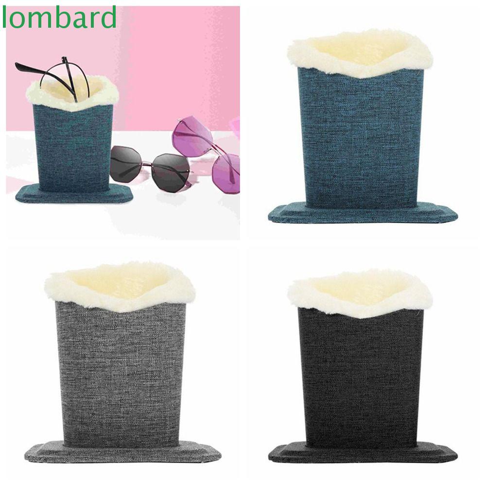 LOMBARD Hộp Đựng Mắt Kính Phủ Lông Mềm Mại Tiện Dụng Thời Trang Cho Nữ