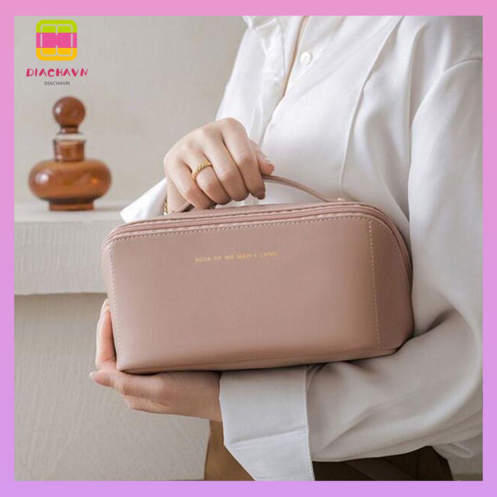 DIACHAVN Túi Đựng Đồ Trang Điểm Sức Chứa Lớn Đa Năng Tiện Dụng