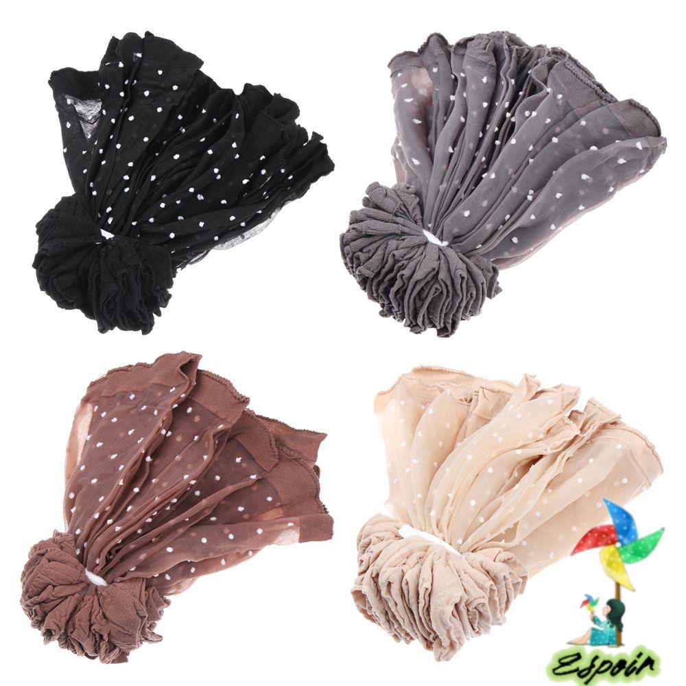 ESPO Bộ 10 Đôi Tất Lụa Siêu Mỏng Gợi Cảm Cho Nữ ​