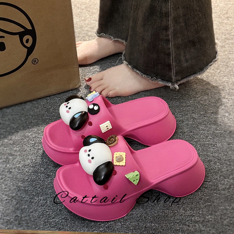 DISHULAN dép nữ dép bánh mì nữ dép sandal nữ Chống Trượt 070313