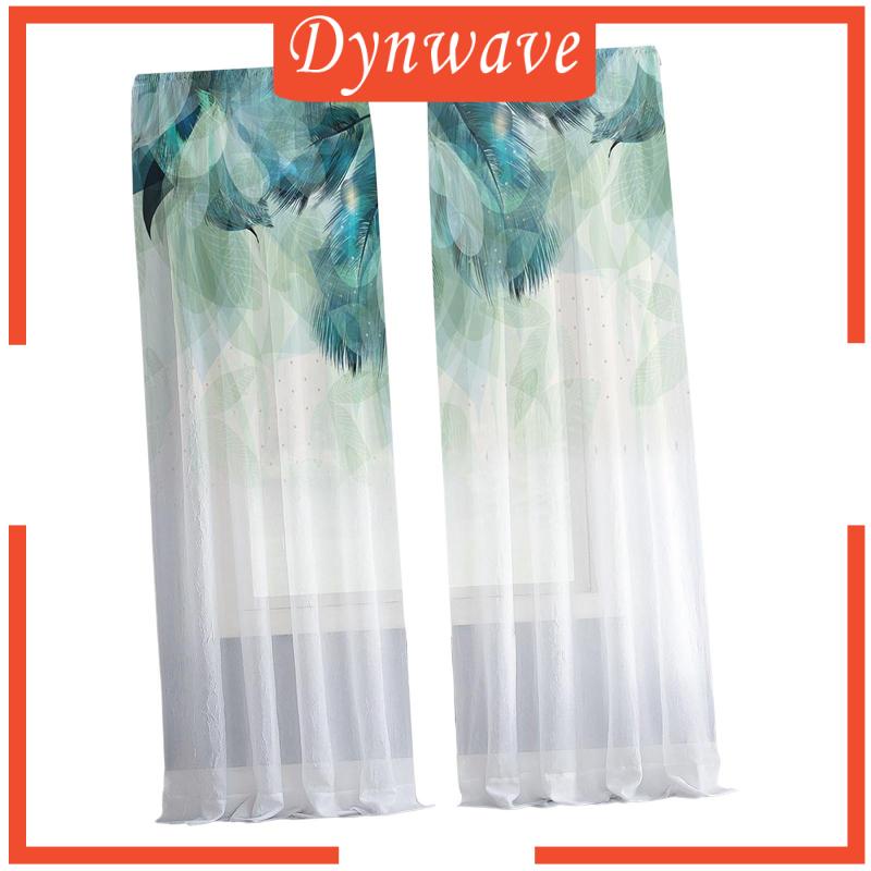 Rèm Cửa Họa Tiết Lông Công Trang Trí Phòng Ngủ