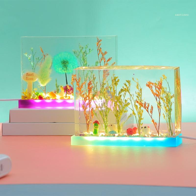 Khuôn Silicone Hình Chữ Nhật Làm Đồ Trang Sức Thủ Công DIY