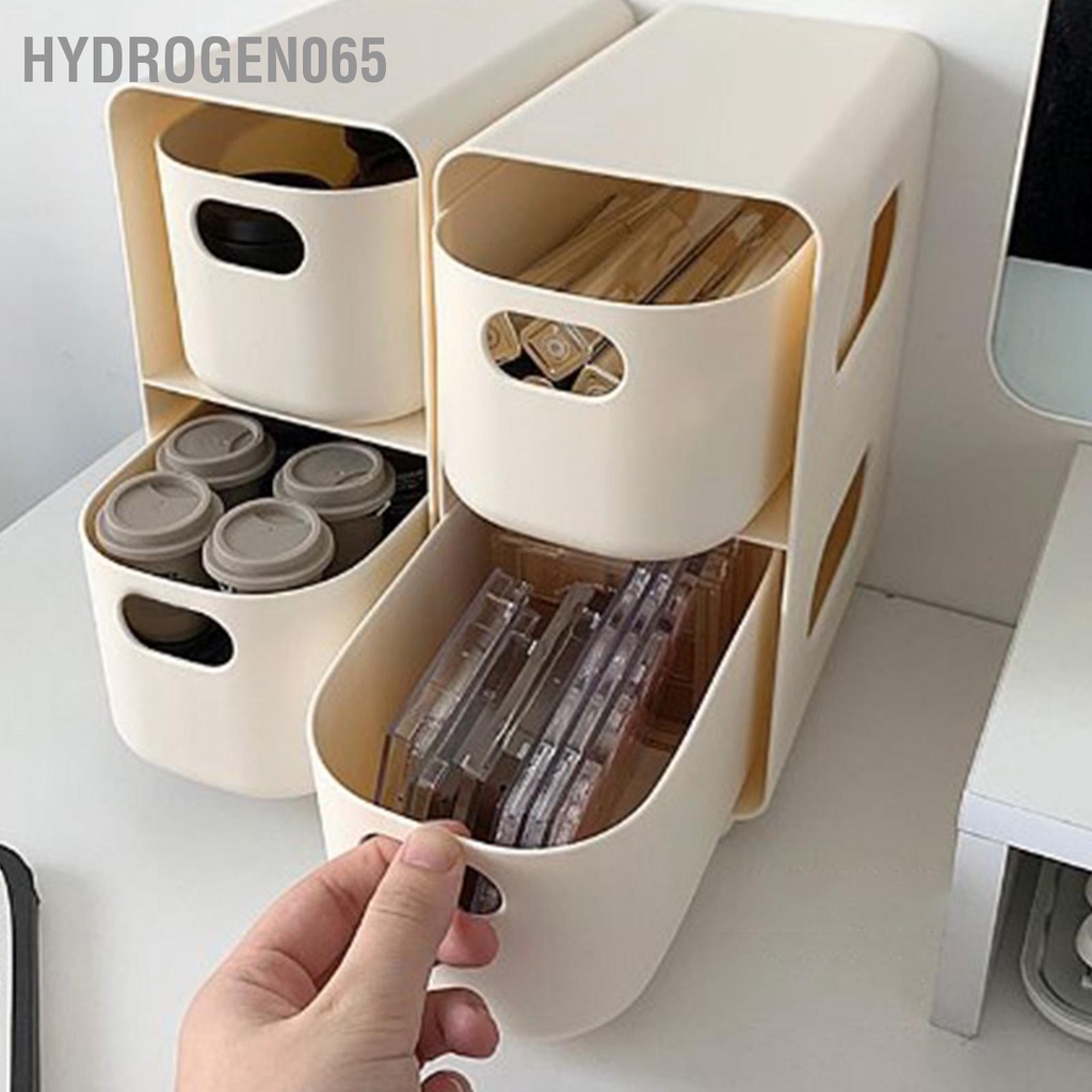 Nhựa Nhiều Tầng mini Đựng Mỹ Phẩm Máy Tính Để Bàn Ngăn Kéo Tổ Chức Tầng Đa Năng Công Suất Lớn Hộp Bảo Quản Hydrogen065